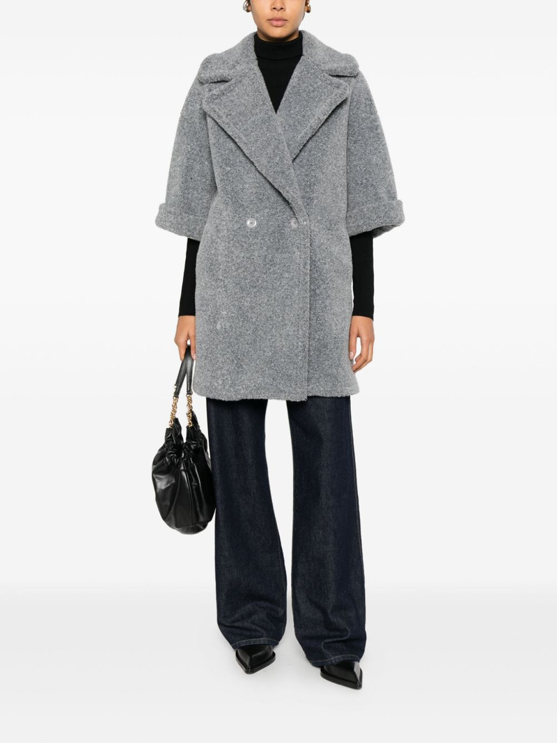 Herno Melange teddy coat outlook