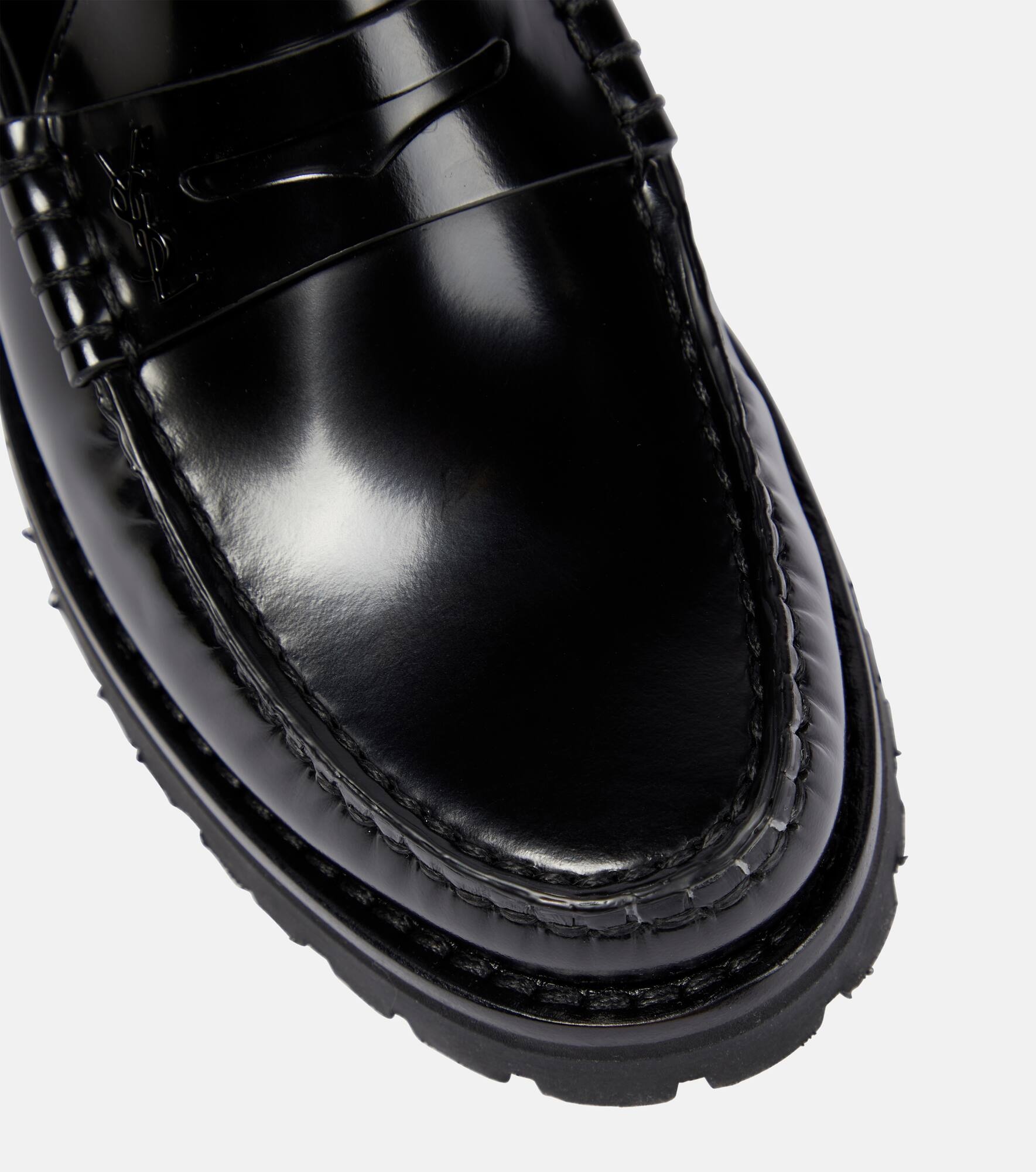 Le Loafer leather penny loafers - 6