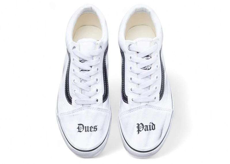 Vans Vans Old Skool Travis Barker Dues Paid White outlook