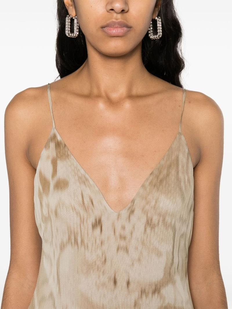 tie-dye crepe maxi dress 5