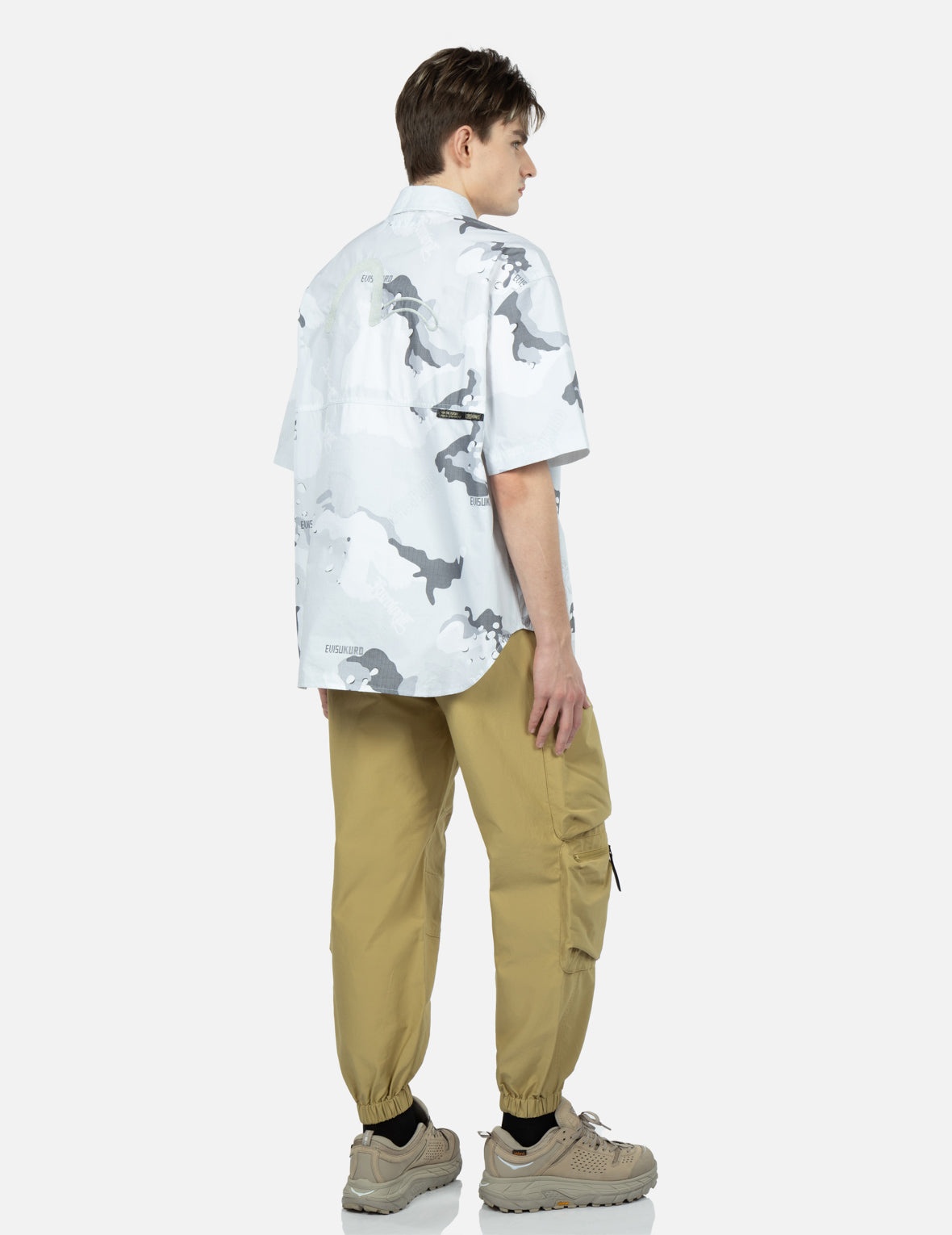 Camouflage Print Short-sleeved Shirt - 4