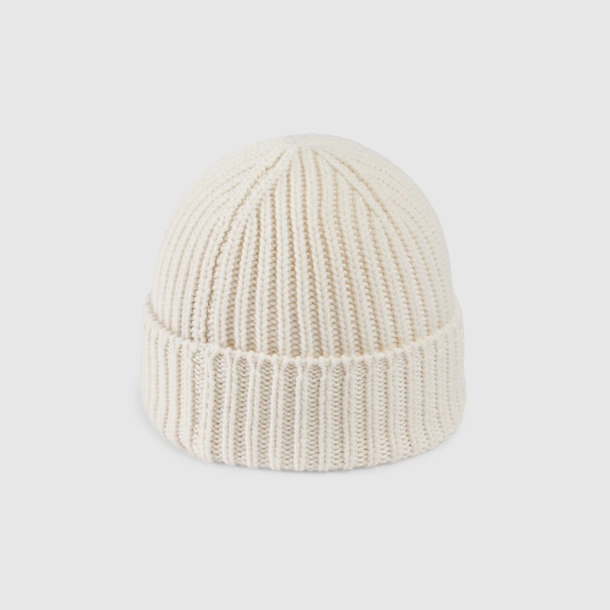 Wool cashmere hat with Double G - 4