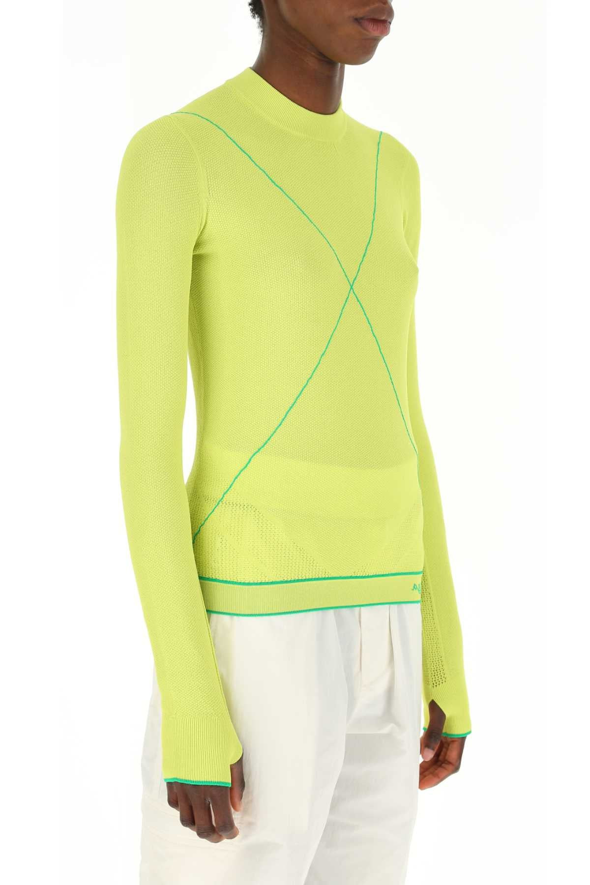 Bottega Veneta Women Acid Green Viscose Blend Sweater - 3