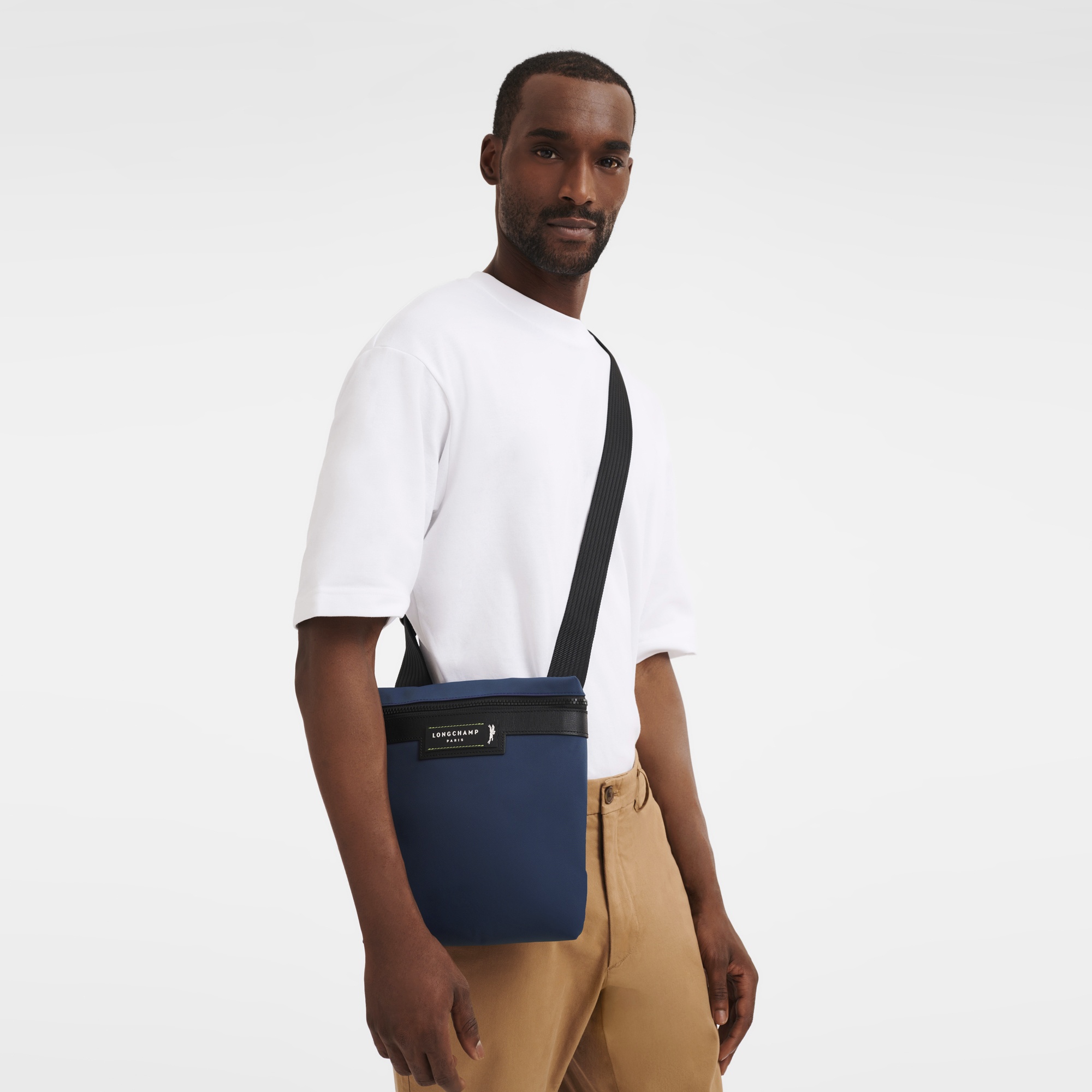 Le Pliage Energy S Crossbody bag Navy - Recycled canvas - 2
