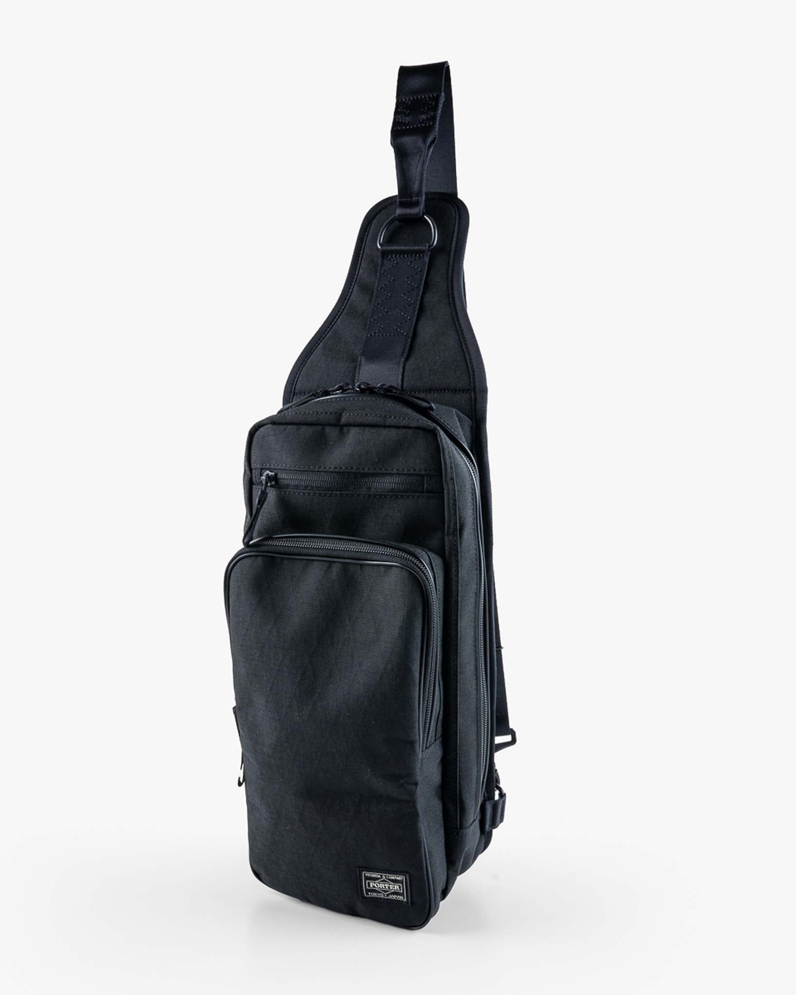 POR-HYB-SSB-BLK Porter - Yoshida & Co. - Hybrid Sling Shoulder Bag - Black - 1