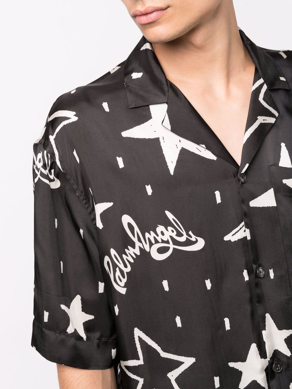 Night Sky bowling shirt - 5