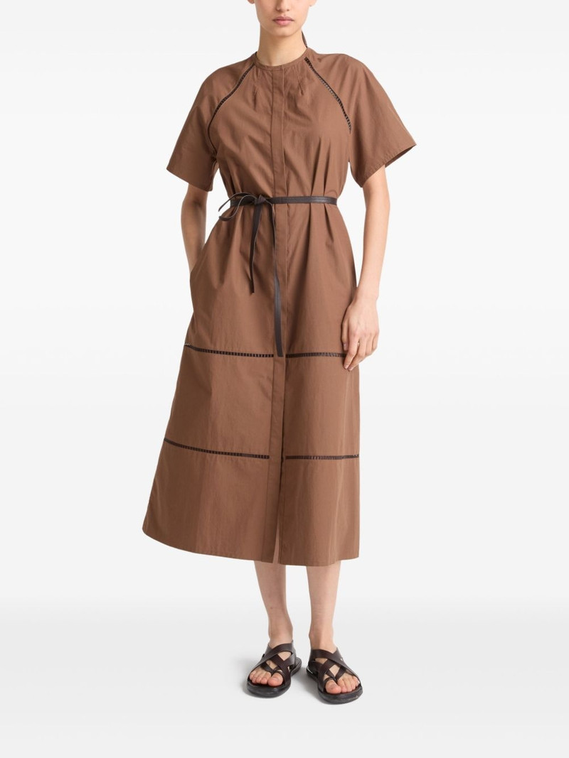 Yves Salomon belted midi dress outlook
