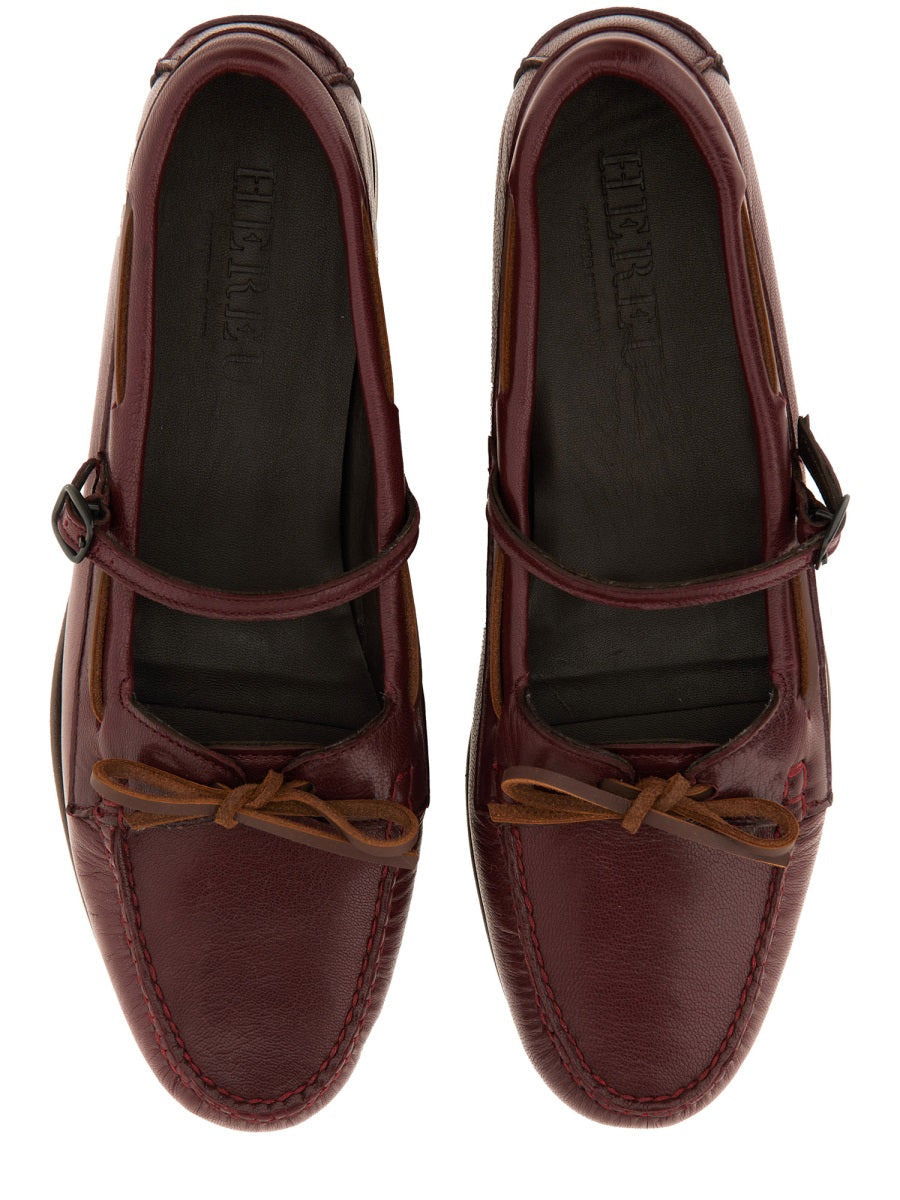 Hereu Women Moccasin "Mary Jane Lorea Supple Shiny" - 2