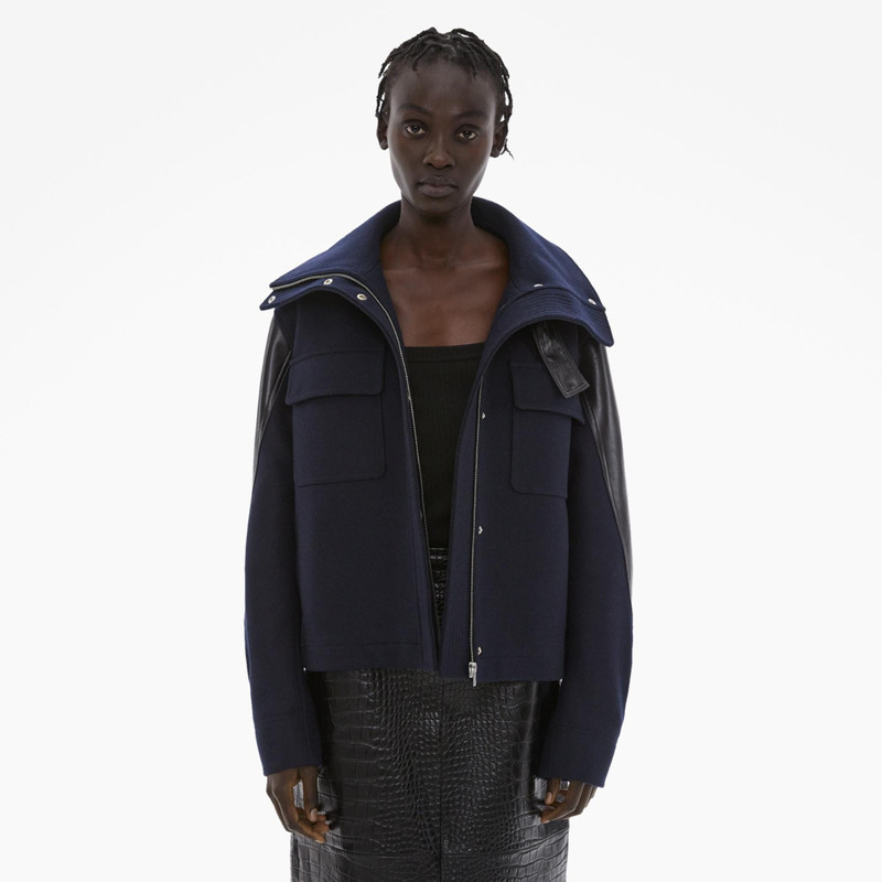 CROPPED WOOL PARKA 3