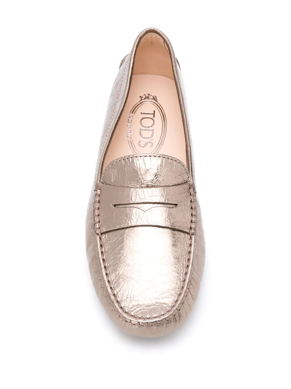 creased Gommino loafers - 4