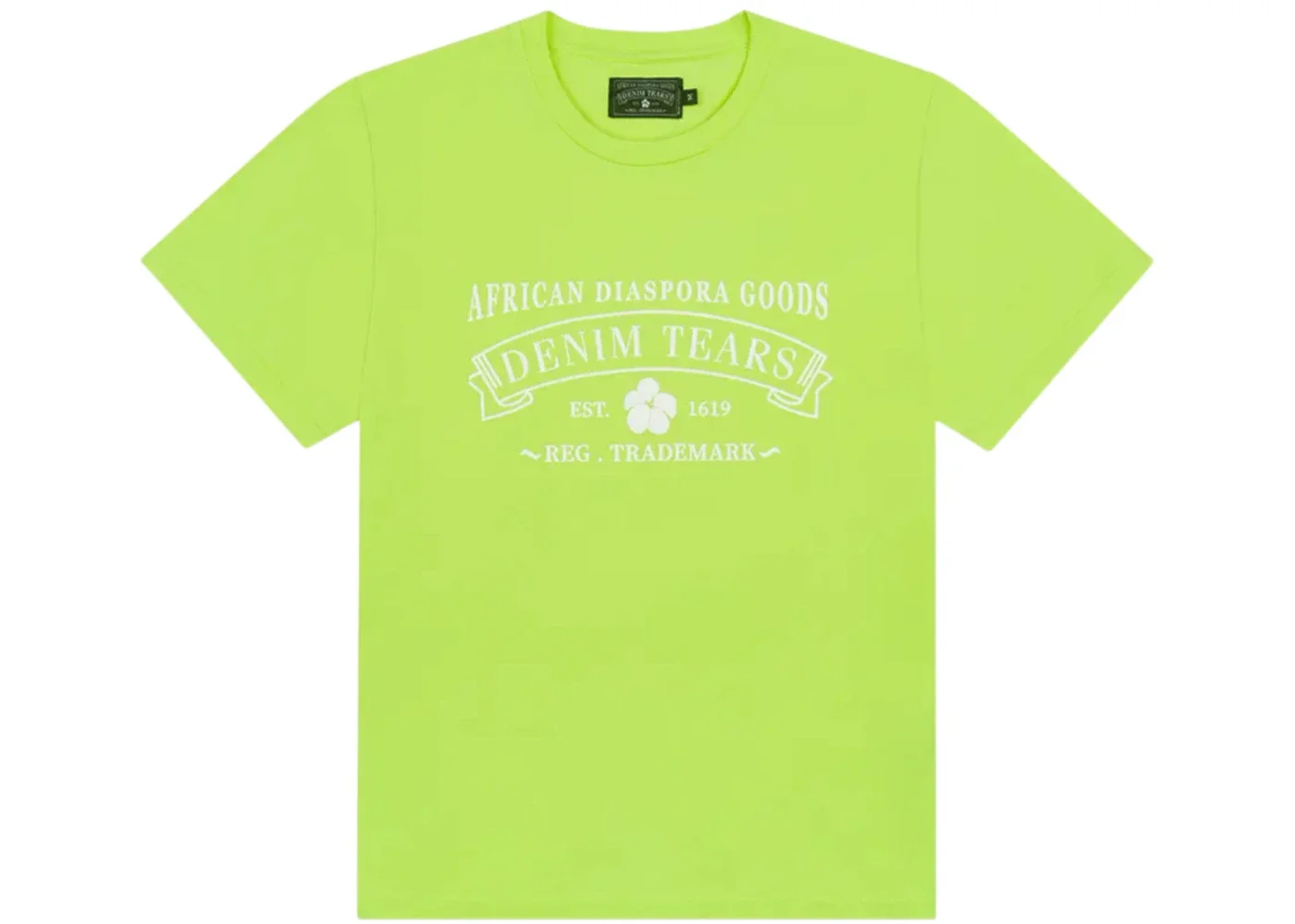 Denim Tears ADG Tee Lime - 1