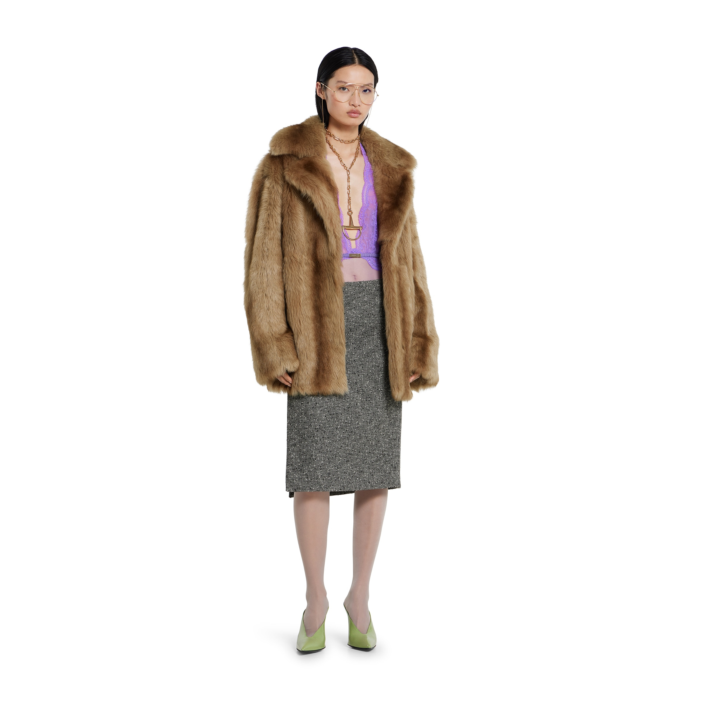 Seeded wool skirt - 2