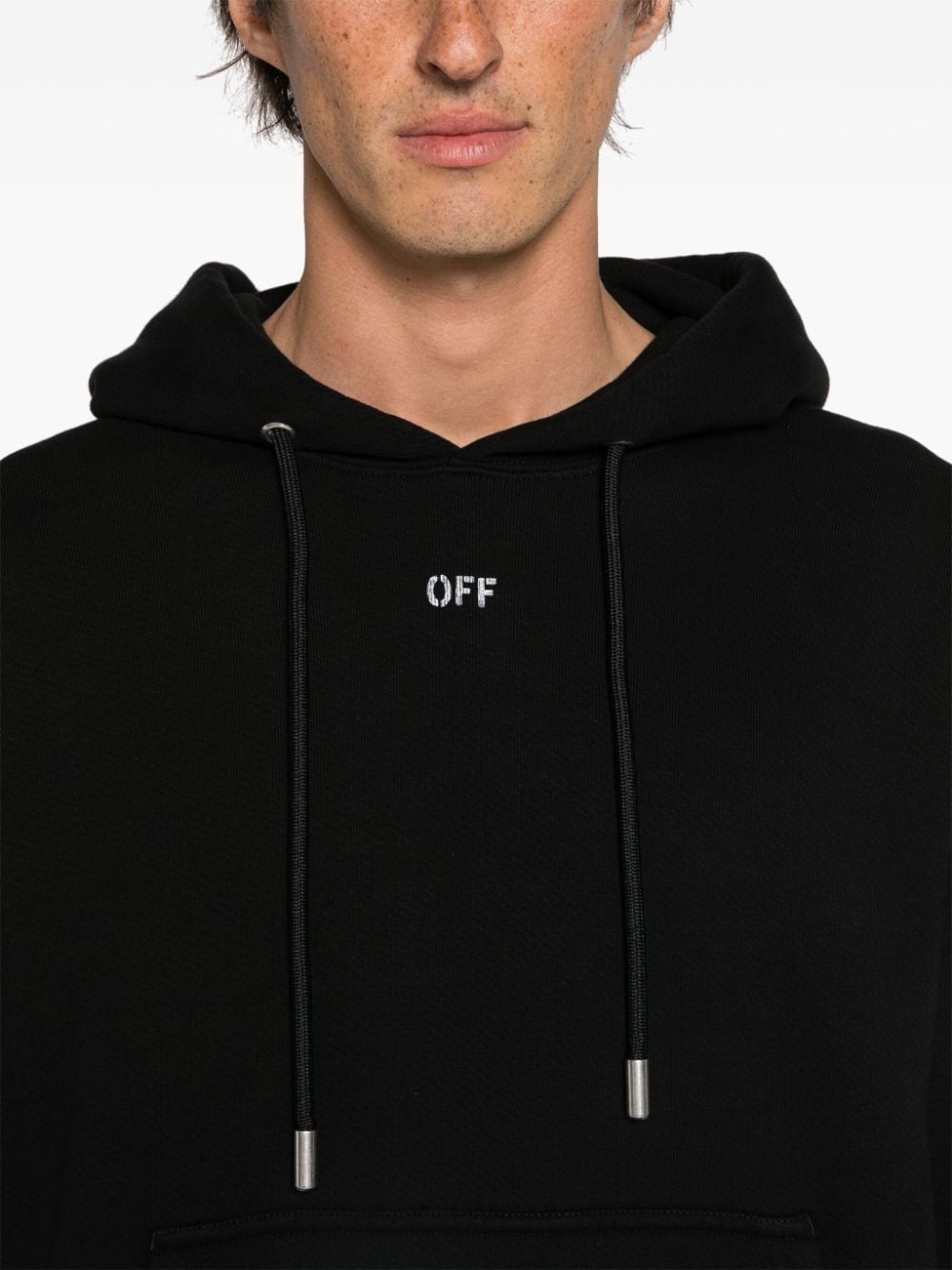drawstring organic cotton hoodie - 5