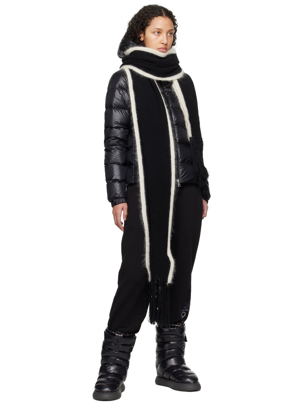 Black Gles Down Jacket - 5