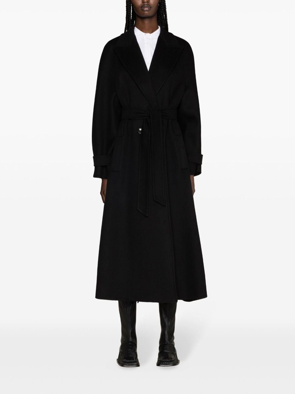 Adda double-breasted cashmere coat - 2