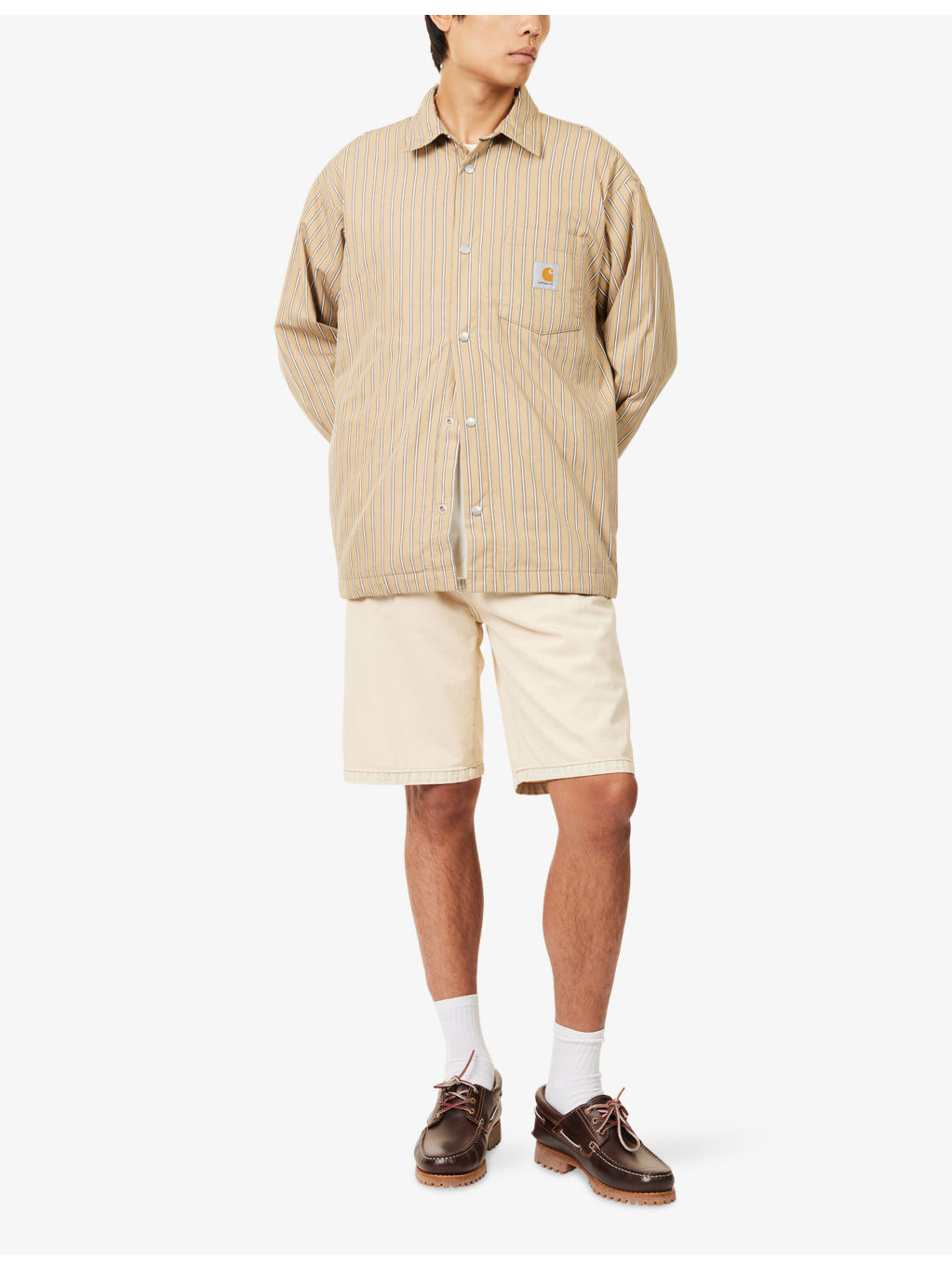 Grimsby Padded Striped Cotton Shirt - 2