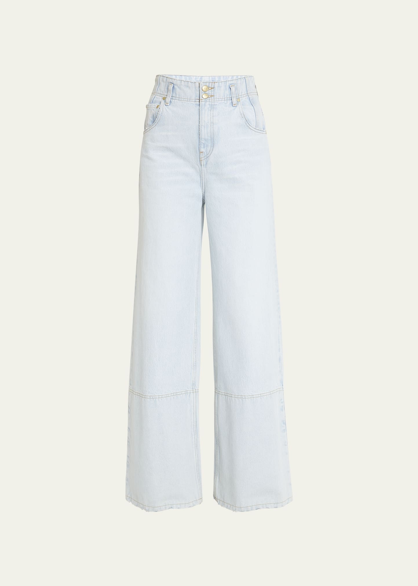 The Margot High-Rise Wide-Leg Denim Jeans - 1