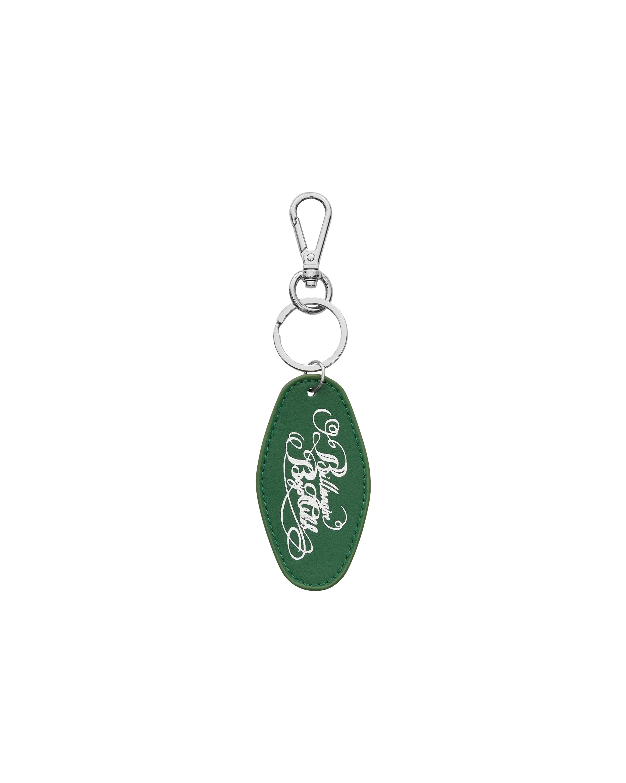 SCRIPT LOGO LEATHER KEYRING - 1