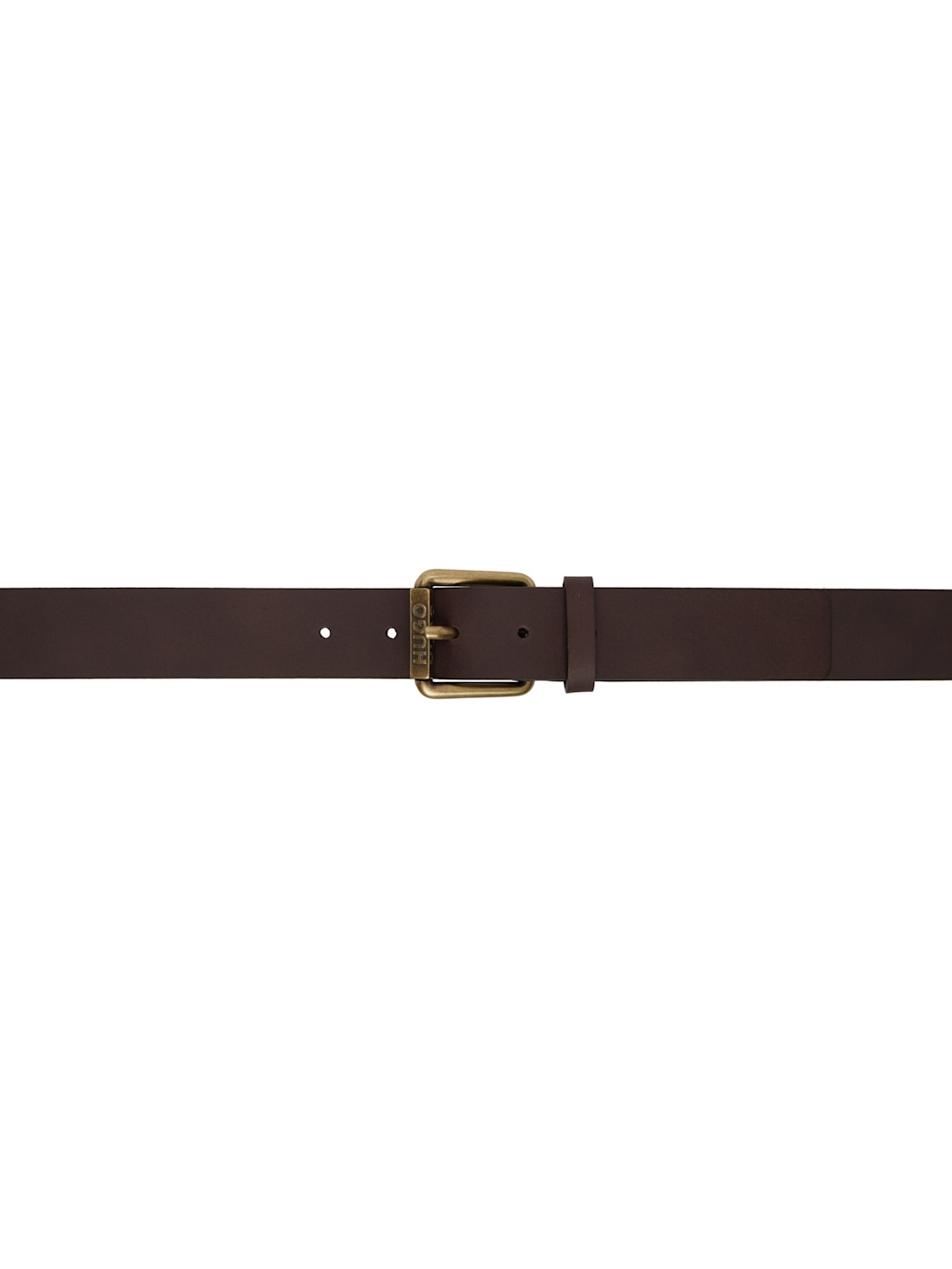 Brown Leather Belt - 1