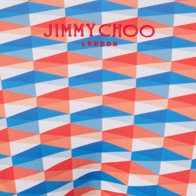 Alexandria
Paprika/Sky Diamond Print Recycled Nylon and Lycra Bikini Briefs 4