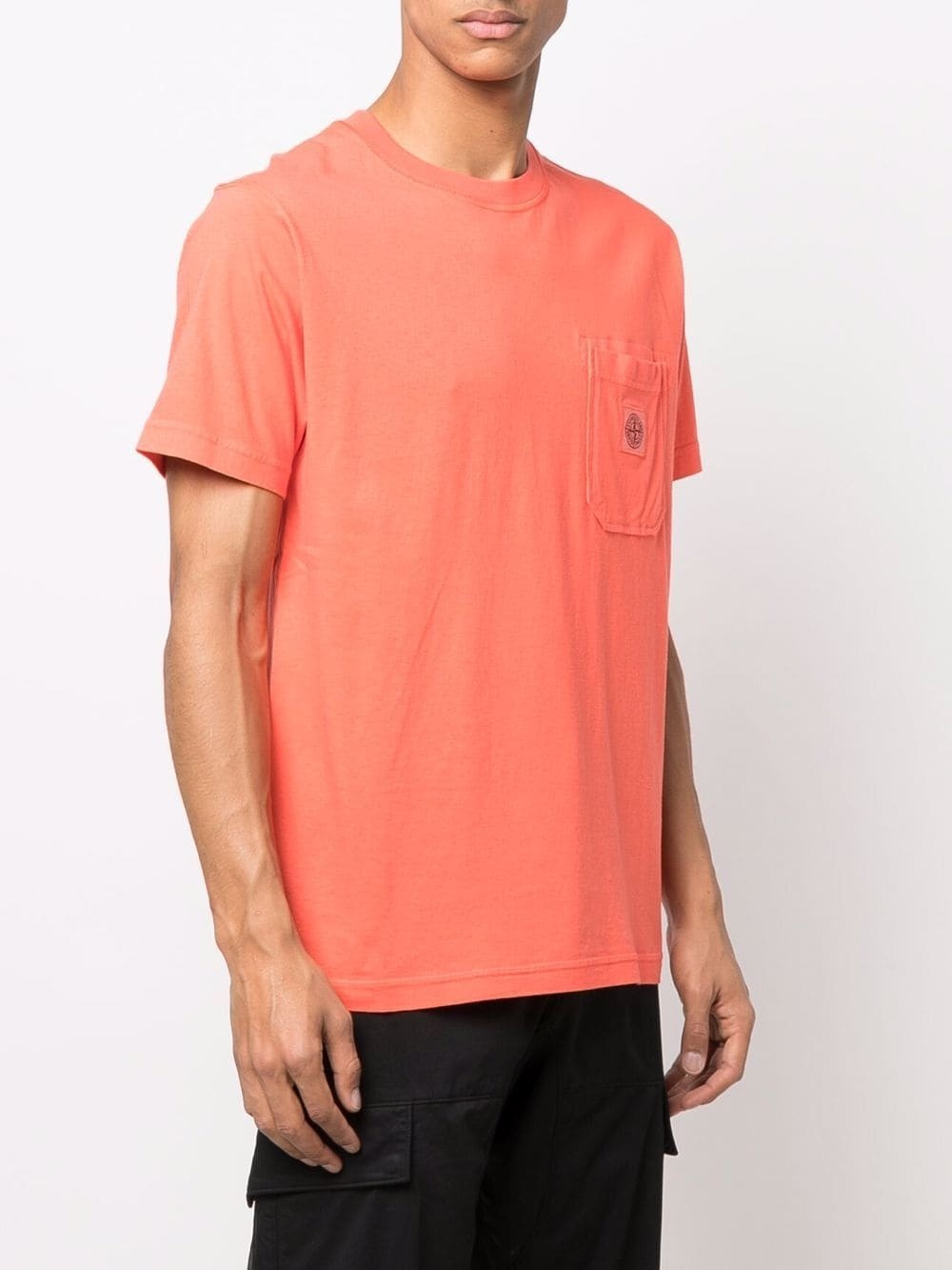 Compass patch round-neck T-shirt - 3