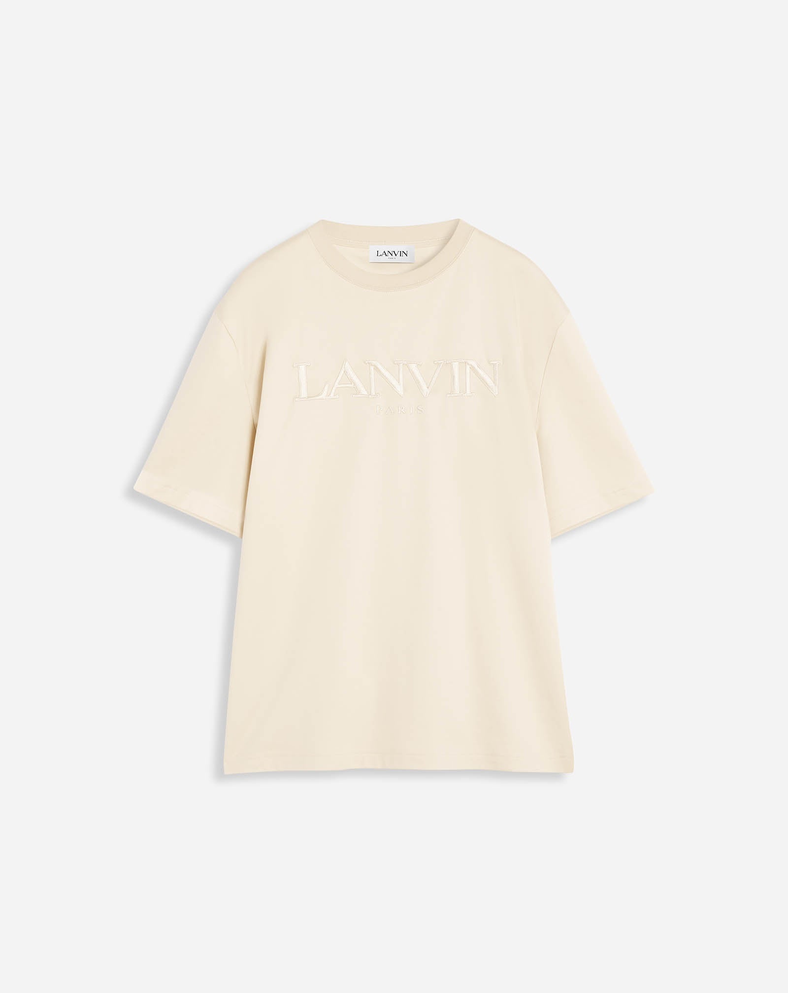 CLASSIC LANVIN PARIS EMBROIDERED T-SHIRT - 1