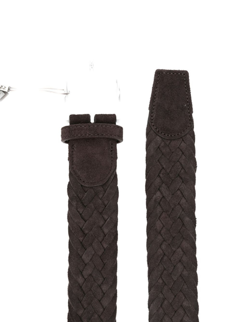 Canali leather belt outlook