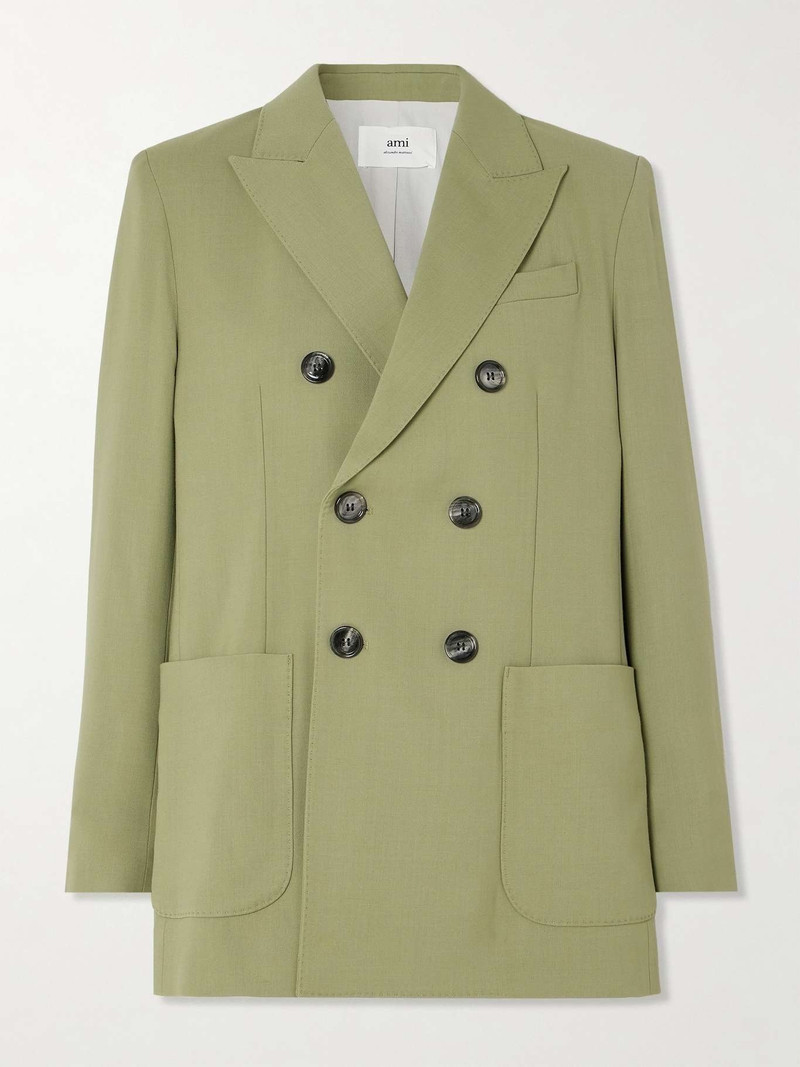 Double-breasted twill blazer 1