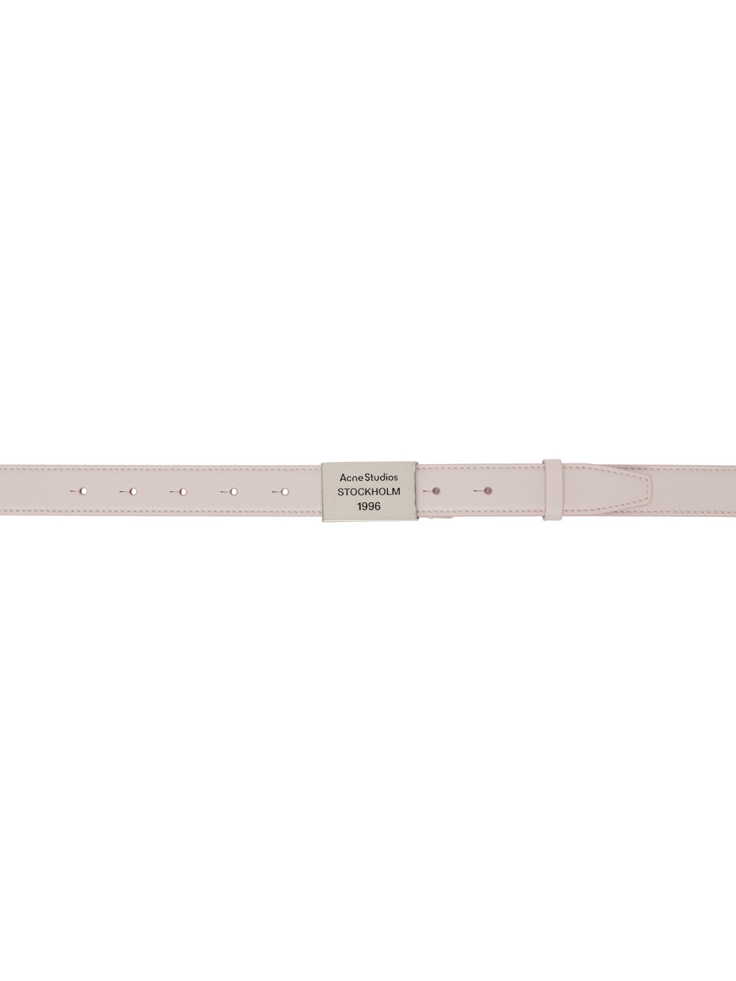 Pink Logo Plaque Belt - 1