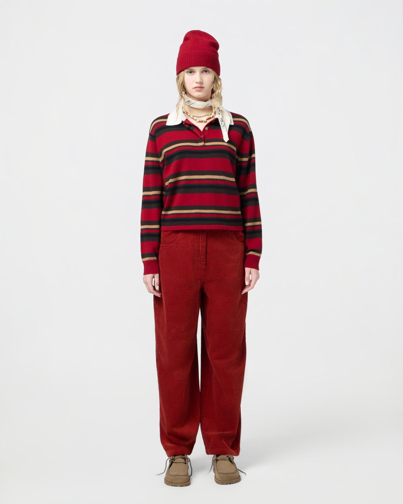 GUEST IN RESIDENCE Cropped Stripe Rugby outlook