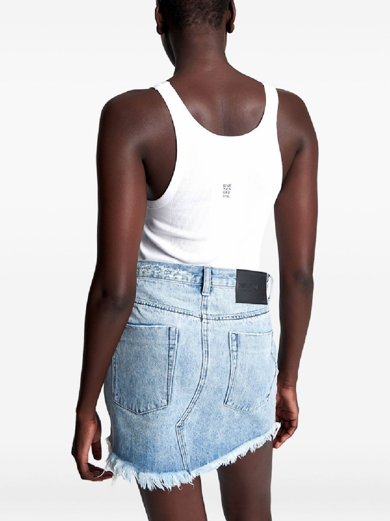Salty Dog frayed mini skirt 3