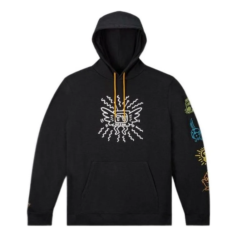 가로 x Keith Haring Fleece Hoodie '블랙' 10025064-A01 - 1