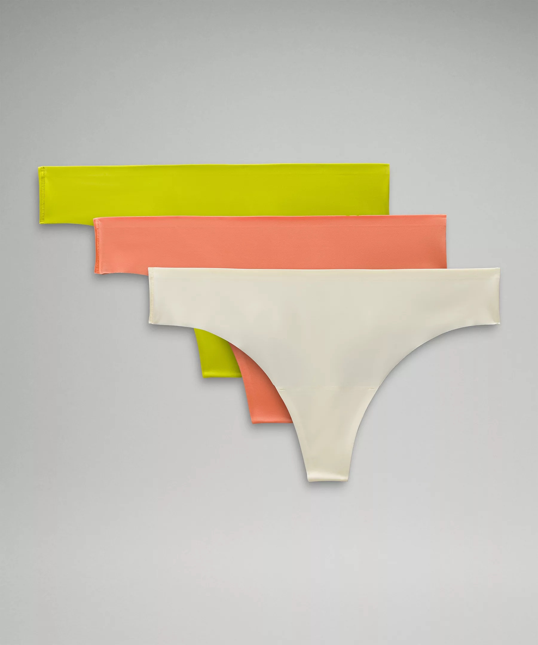 InvisiWear Mid-Rise Thong Underwear *3 Pack - 1