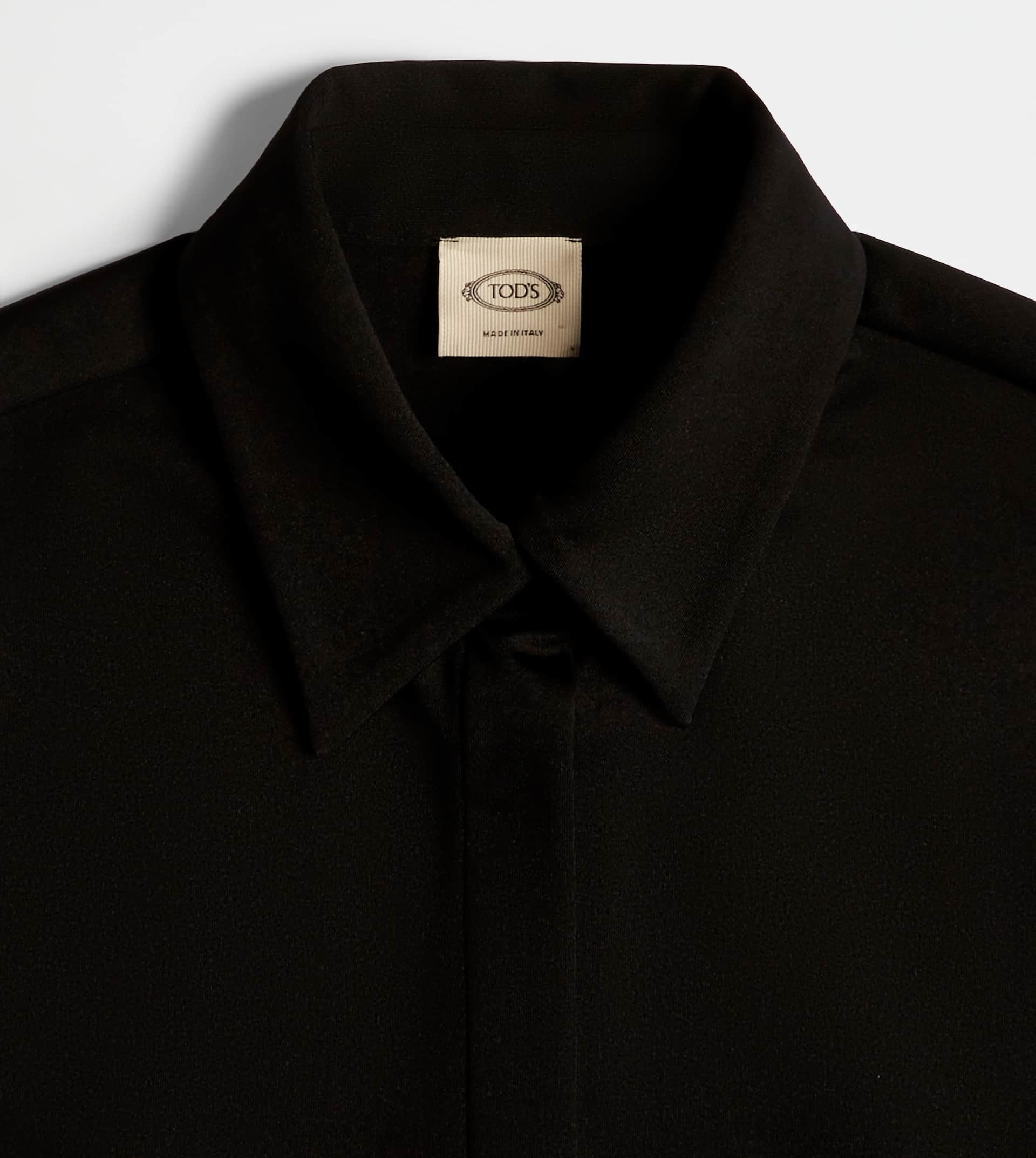 SHIRT IN JERSEY - BLACK - 3