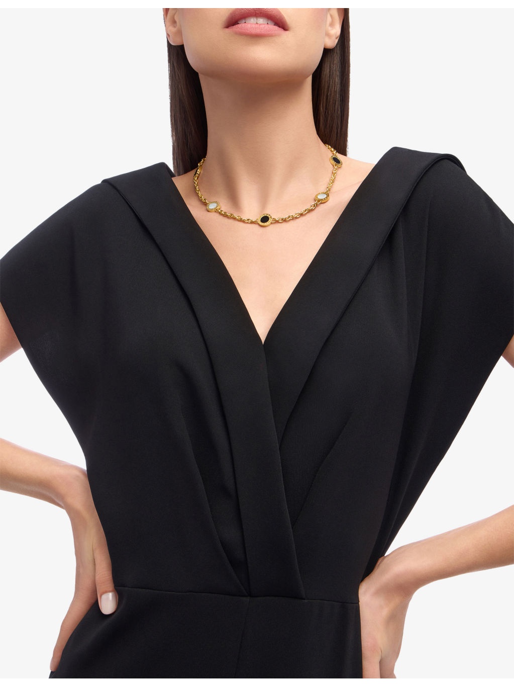 Bvlgari Bvlgari 18ct Yellow-Gold, Mother-of-Pearl and Onyx Necklace - 5