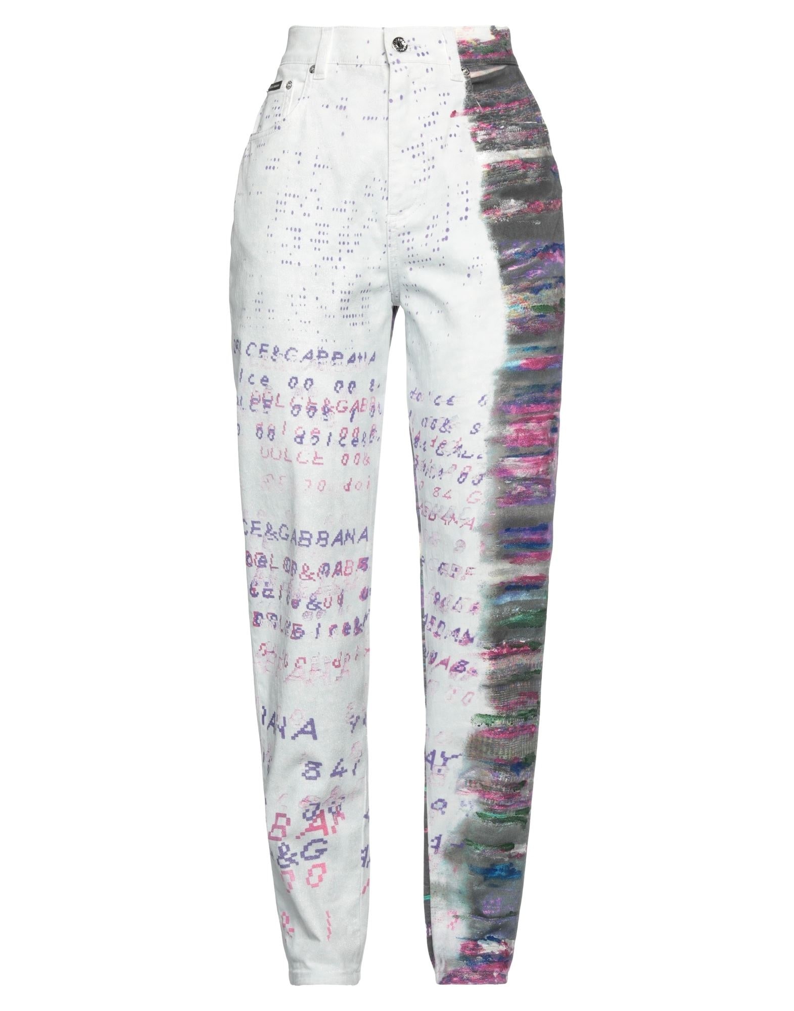 Light grey Women's Denim Pants - 1