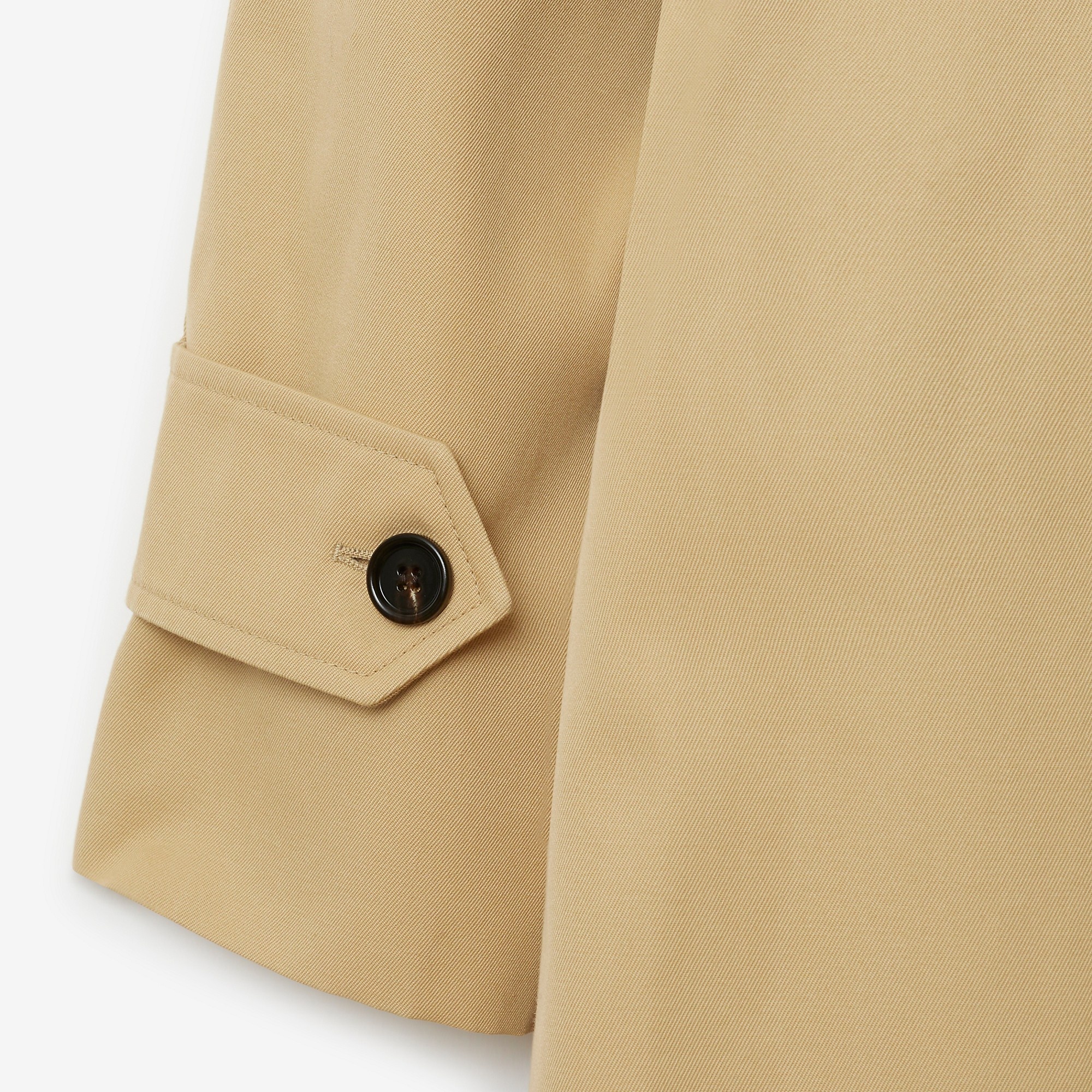 Long Cotton Blend Car Coat - 6