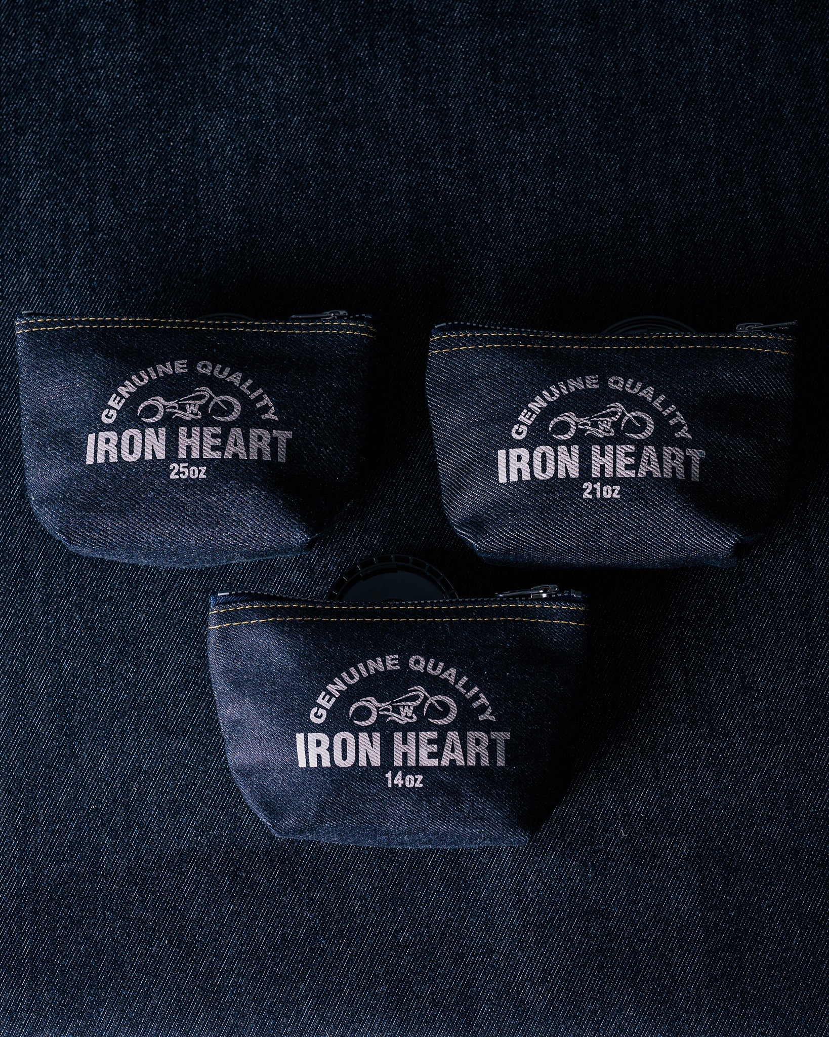 IHG-108 14oz Selvedge Denim Zip-Up Pouch - 7
