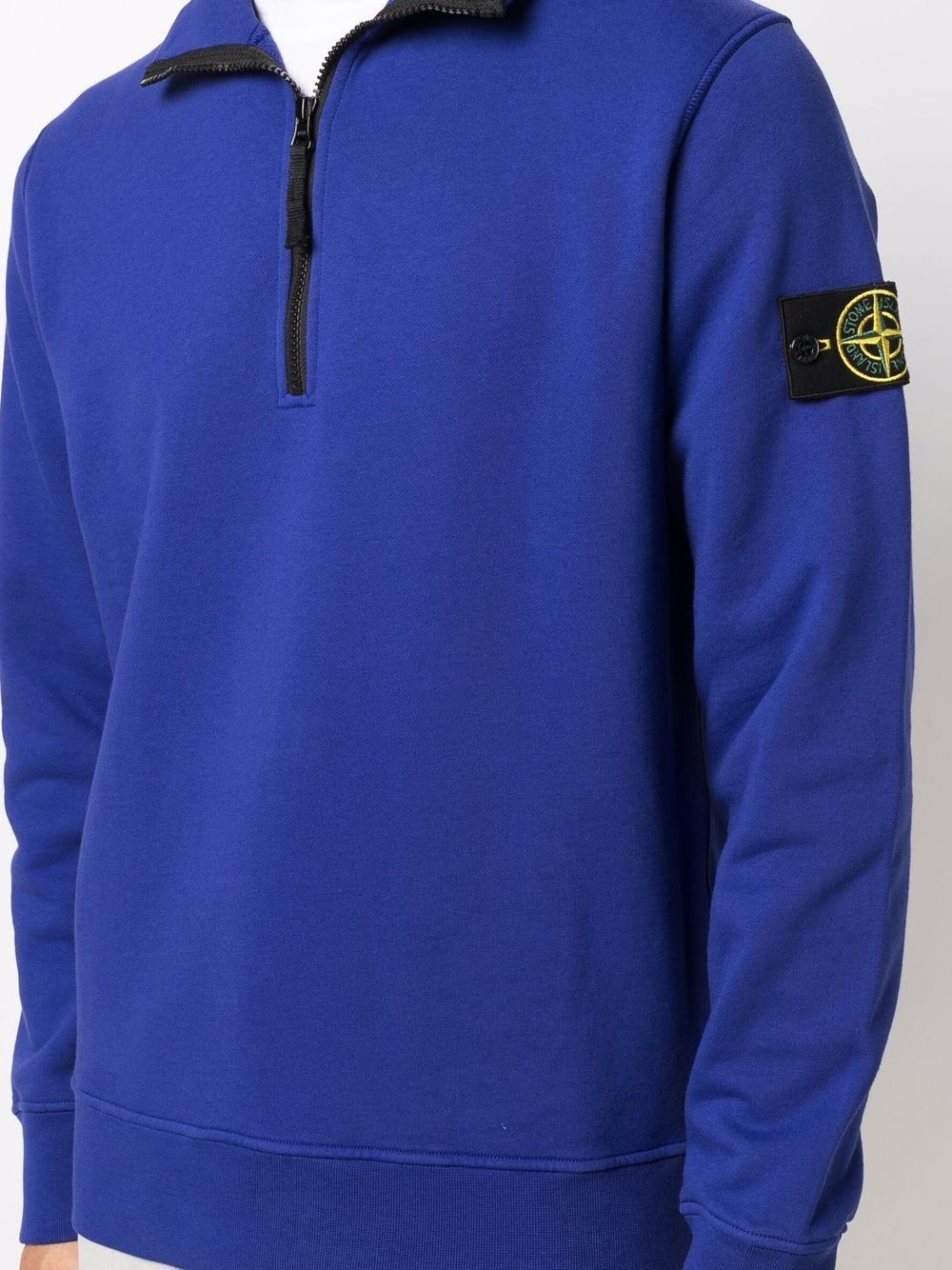 Compass Badge zip-up sweatshirt - 5