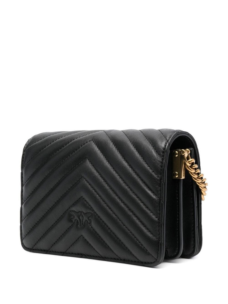 mini chevron-quilted Click Love bag 3