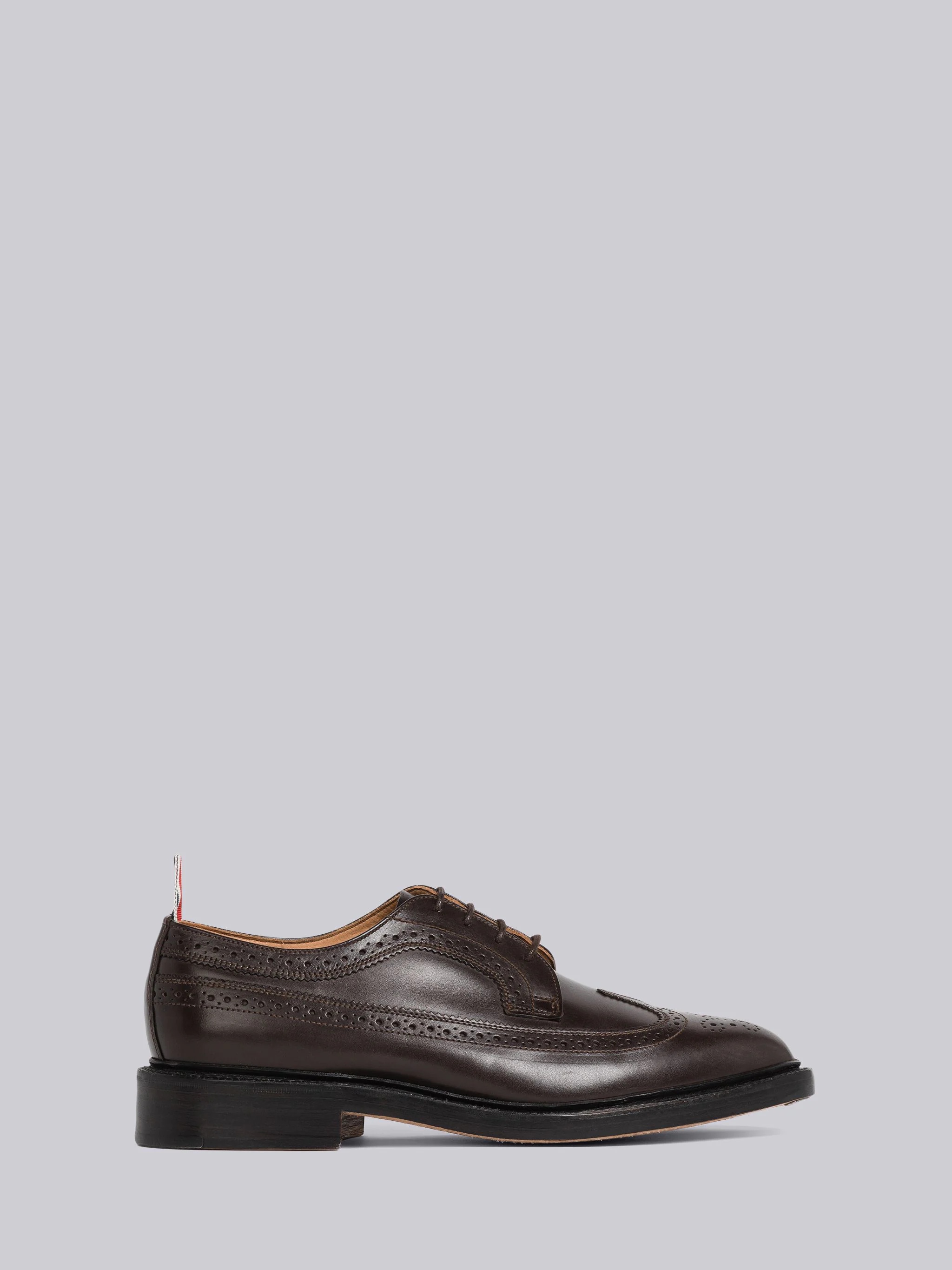 Box Calf Leather Classic Longwing Brogue - 1