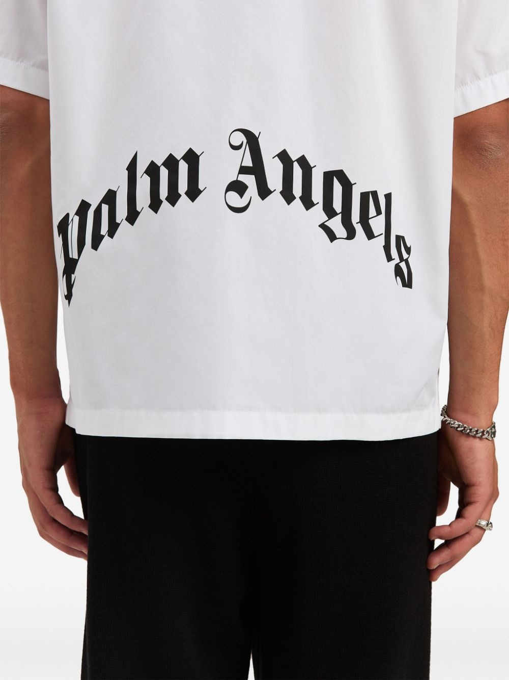 curved-logo classic shirt - 6