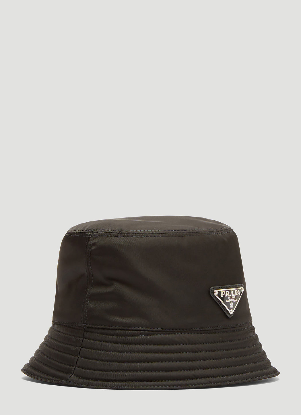 Prada Men Nylon Logo Bucket Hat - 3