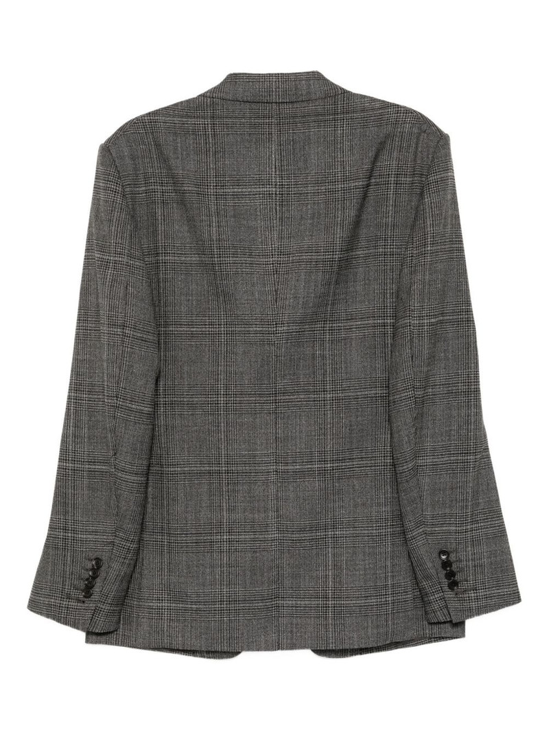 TOM FORD checked single-breasted suit outlook