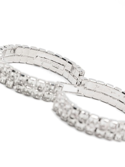Rosantica crystal-embellished hoop earrings outlook