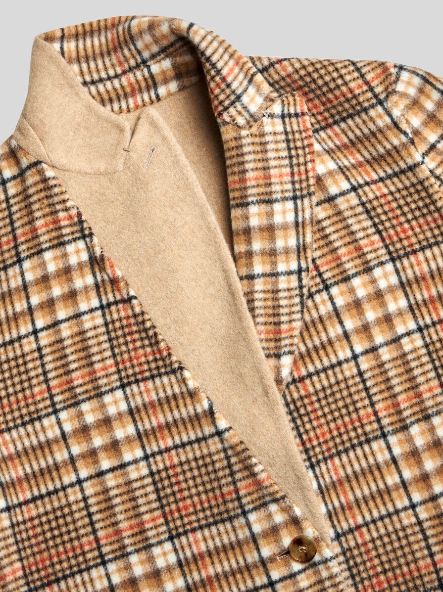 REVERSIBLE WOOL COAT - 9