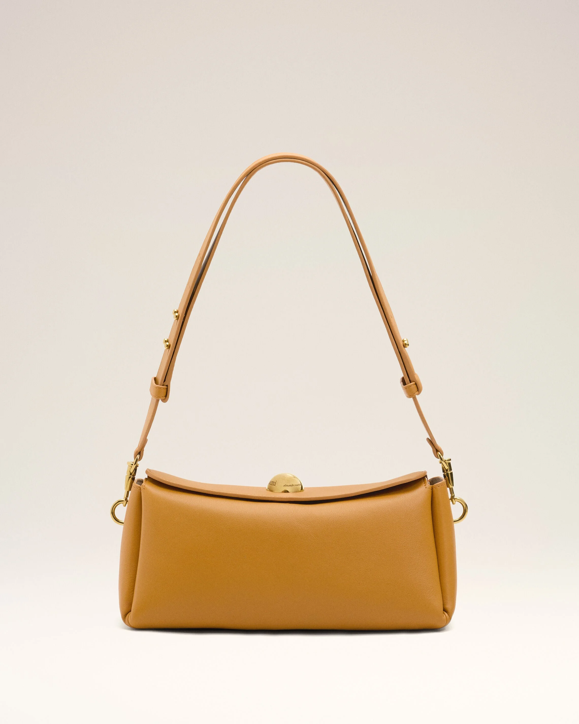 YELLOW COW LEATHER CARROUSEL BAG - 1