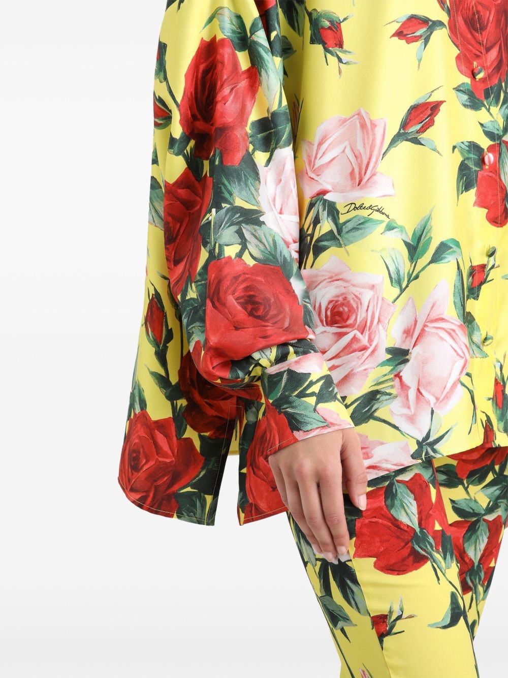 floral-print shirt - 5