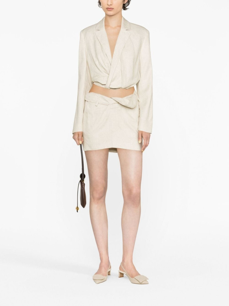 JACQUEMUS Bahia twist-detail miniskirt outlook