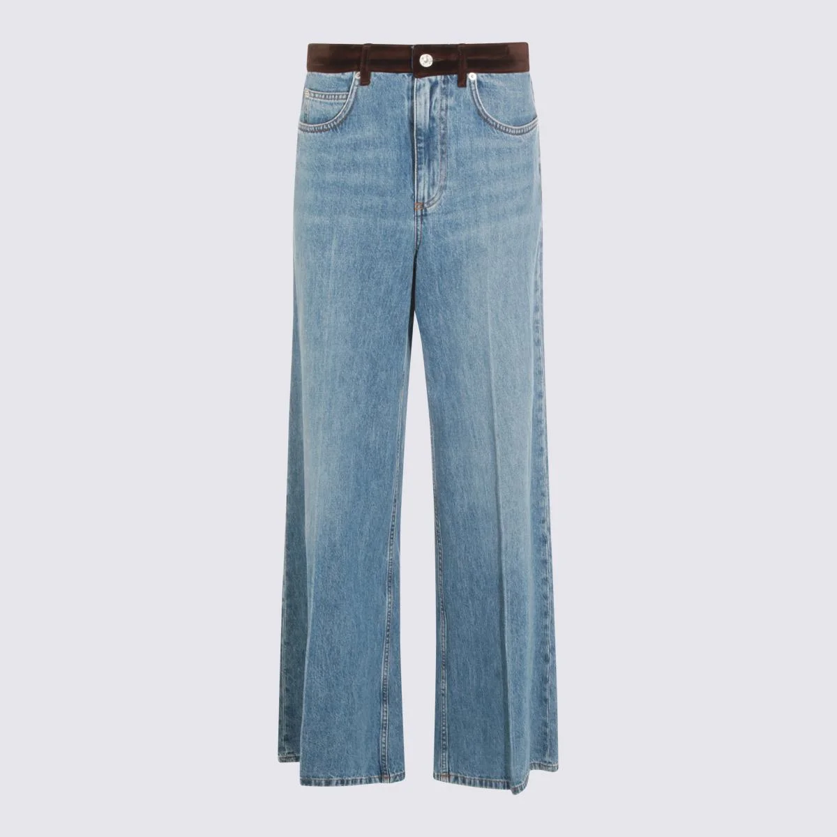 Marni Blue Cotton Jeans - 1